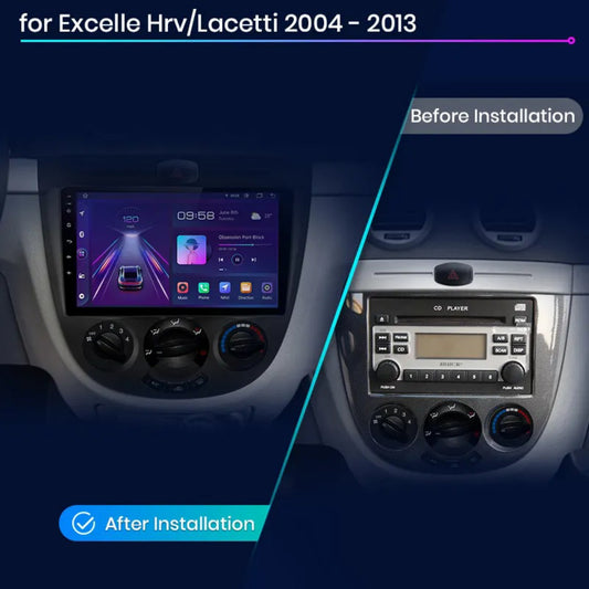 Car Stereo Radio Fascia for OPTRA 2003-2008, for BUICK EXCELLE 2004-2008 GPS Navigation Frame Replacement Fitting Kit Face Plate Accessories