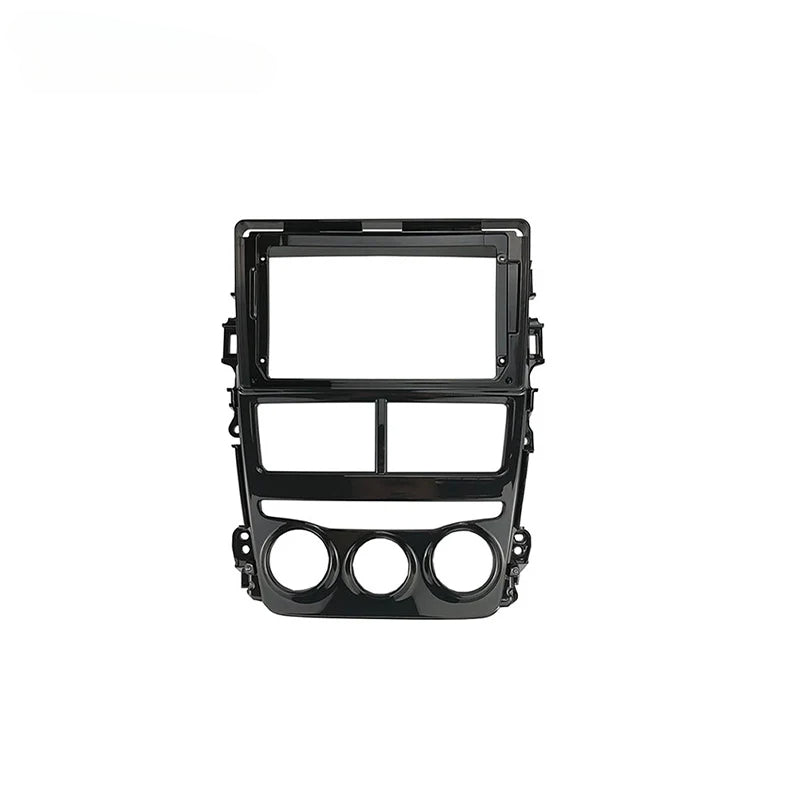 Car Radio For Toyota VIOS YARIS MANUAL 2017 2020 Android 2 Din dvd gps Stereo Mounting Bezel Faceplate Frame Kit