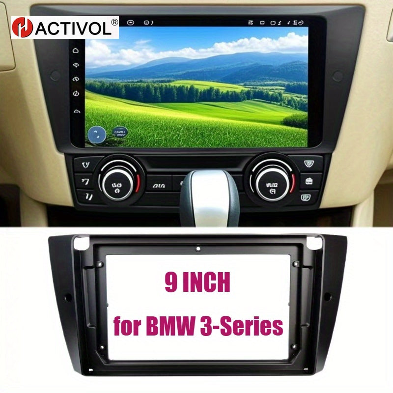 9 inch Car Radio Frame Fascia For BMW 3-Series E90 E91 E92 E93 2004-2012 auto Dash Trim Kits Panel car Radio Multimedia Dash Kit frame