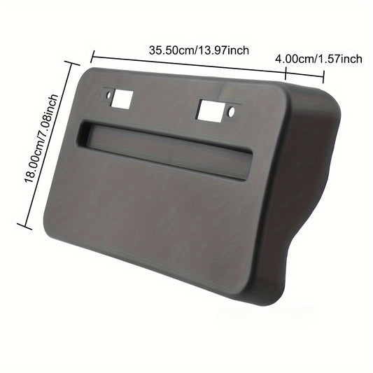 1pc for Mitsubishi Lancer GTS EVO X 2008-2018 Front Bumper ABS License Plate Ffor rame Relocator Base, Plastic Car Accessory for Europe