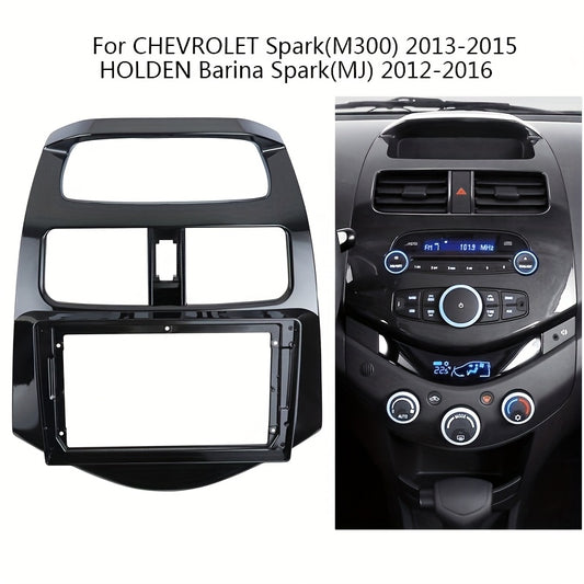 9 inch Car Radio Frame Fascia For Chevrolet Spark (M300) 2013-2015, Holden Barina Spark (MJ) 2012-2016 auto Dash Trim Kits Panel car Radio Multimedia Dash Kit frame