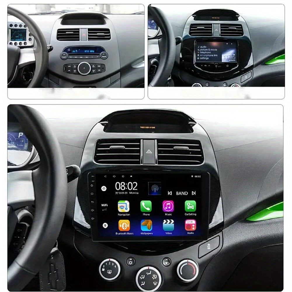 2 Din Autoradio Stereo Install Kit - Plastic Dash Panel for Chevrolet Spark (M300) 2013-2015, Holden Barina Spark (MJ) 2012-2016
