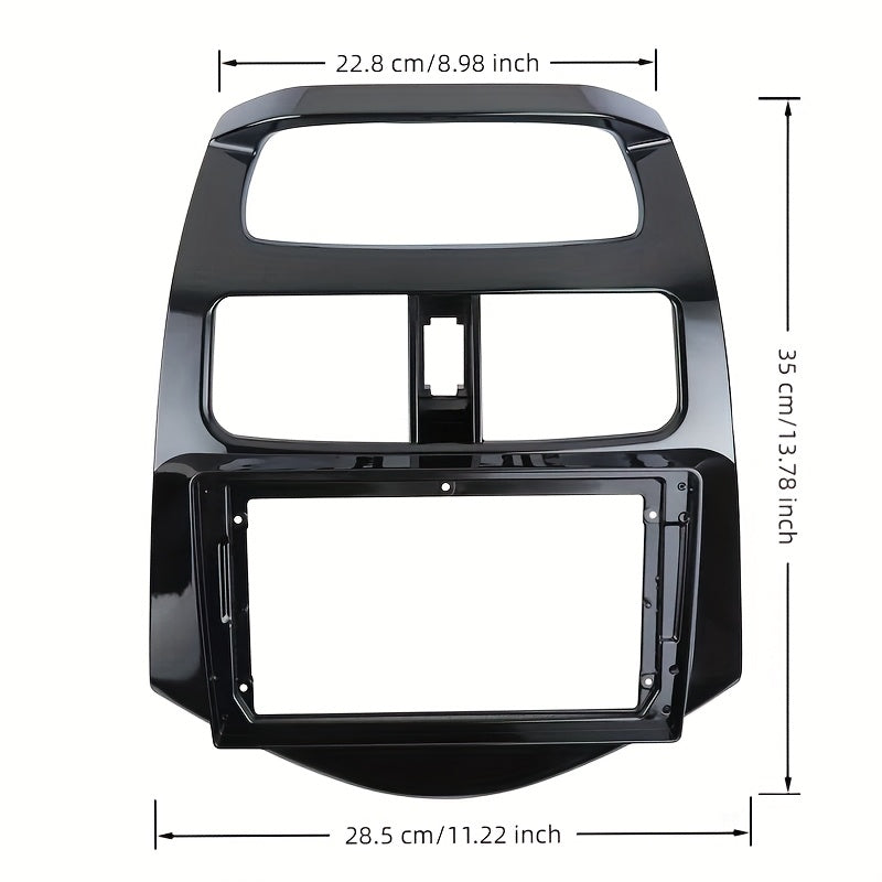 9 inch Car Radio Frame Fascia For Chevrolet Spark (M300) 2013-2015, Holden Barina Spark (MJ) 2012-2016 auto Dash Trim Kits Panel car Radio Multimedia Dash Kit frame