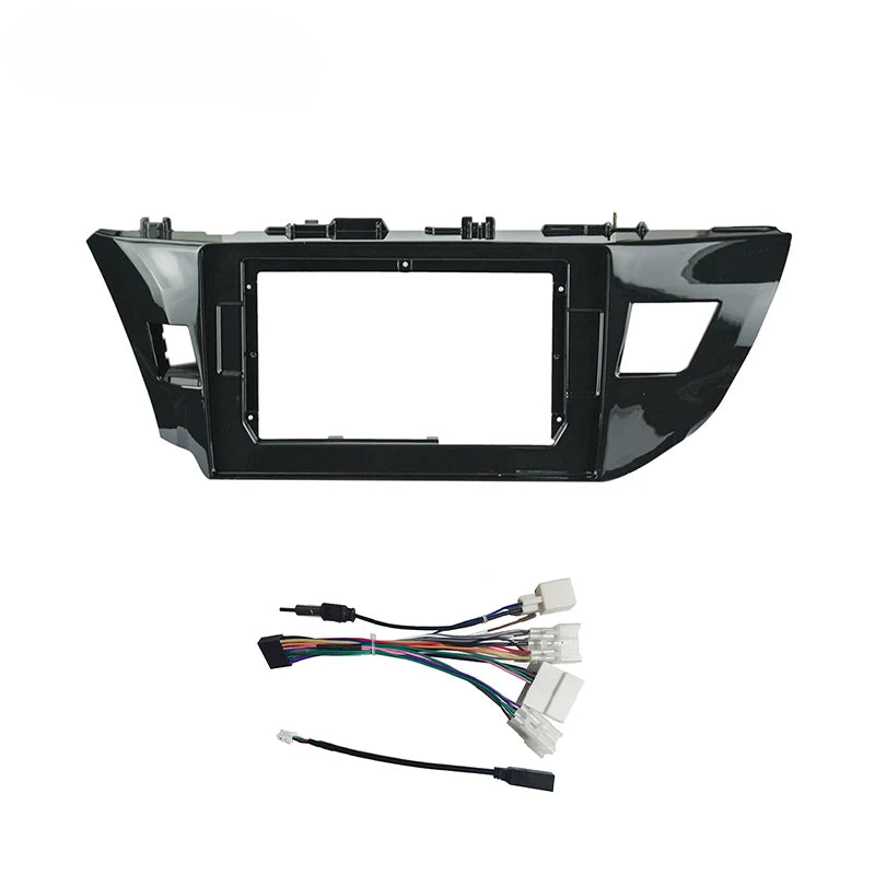 10.1 Inch Car Radio Fascia For Toyota Corolla Ralink 2014 2016 Casing Frame 2 Din Head Unit Dash Cover Panel