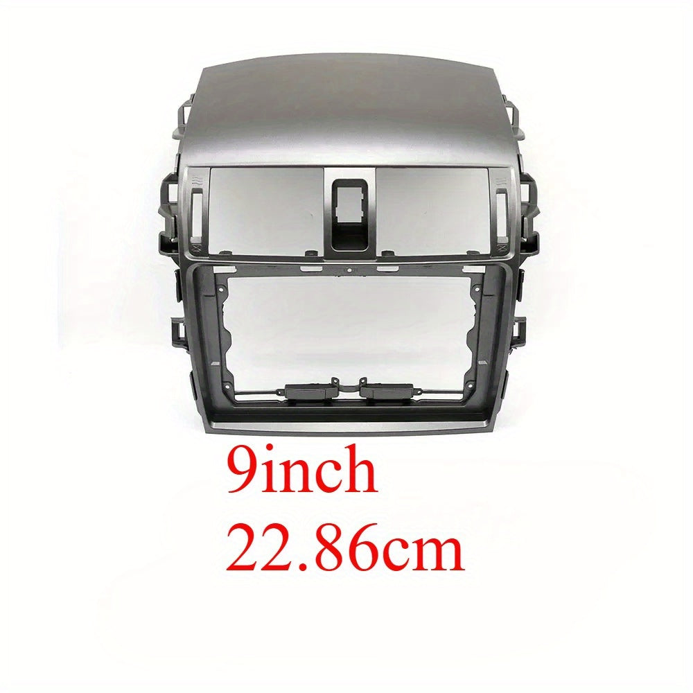 9 inch Car Radio Frame Fascia For Toyota Corolla 2006-2013 auto Dash Trim Kits Panel car Radio Multimedia Dash Kit frame