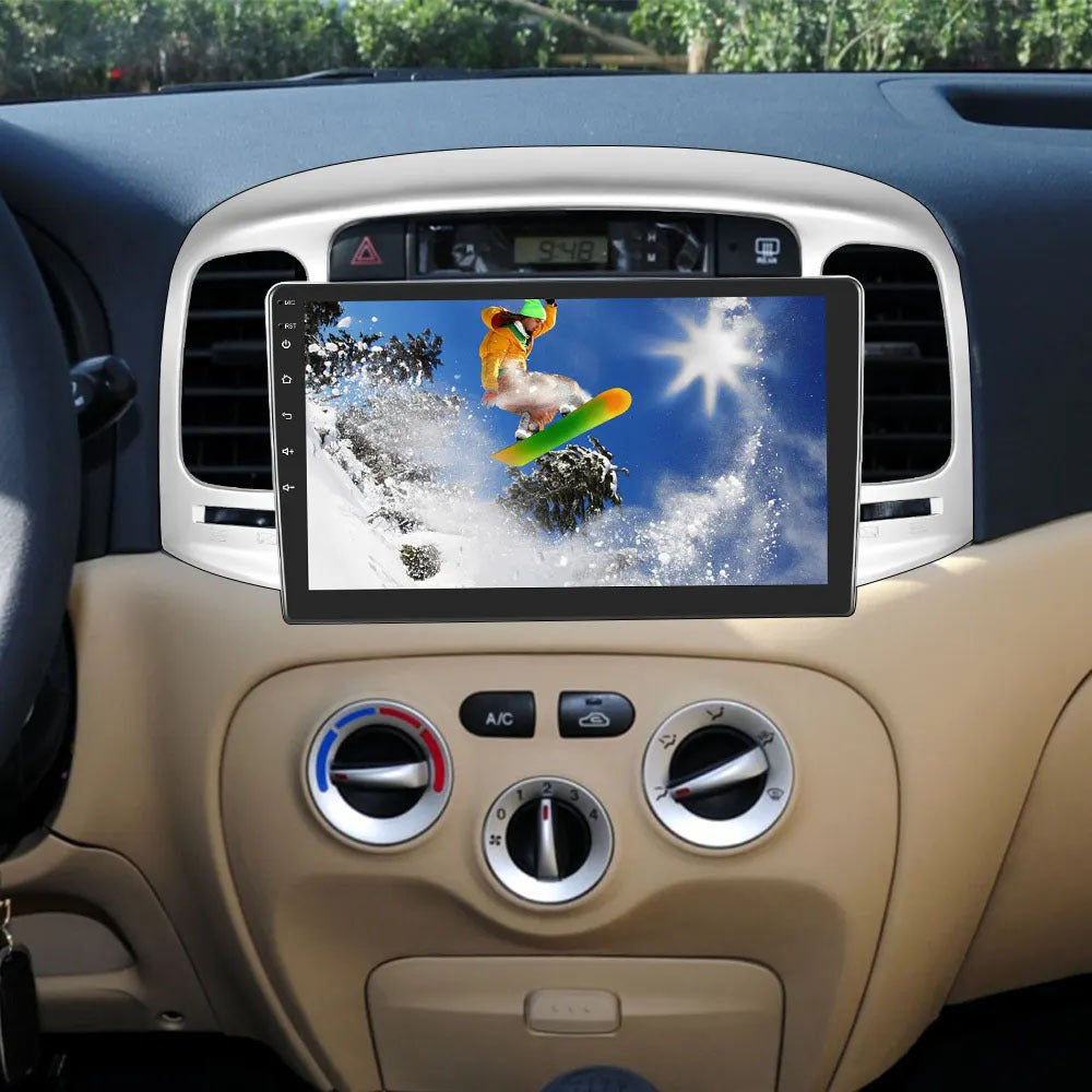 9 inch Car Radio Frame Fascia For Hyundai Accent 2008 2009 2010 2011 auto Dash Trim Kits Panel car Radio Multimedia Dash Kit frame