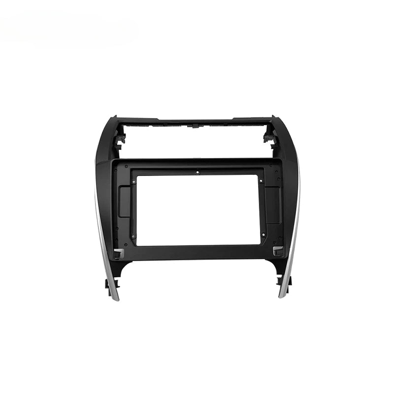 2 Din Car radio 9'' Face Frame For Toyota Camry USA Mid-east 2012 2014 Center Control Fascia Stereo Panel Dash Kit