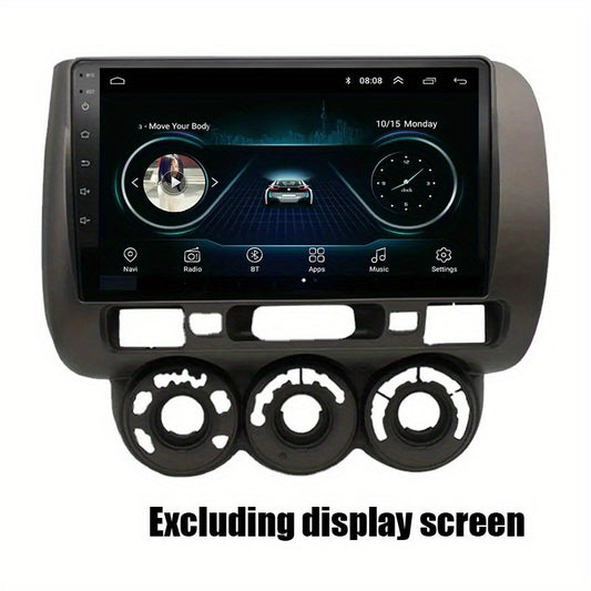 9 inch Car Radio Frame Fascia For HONDA JAZZ for Fit for City 2002-2008 MANUAL AC LHD auto Dash Trim Kits Panel car Radio Multimedia Dash Kit frame