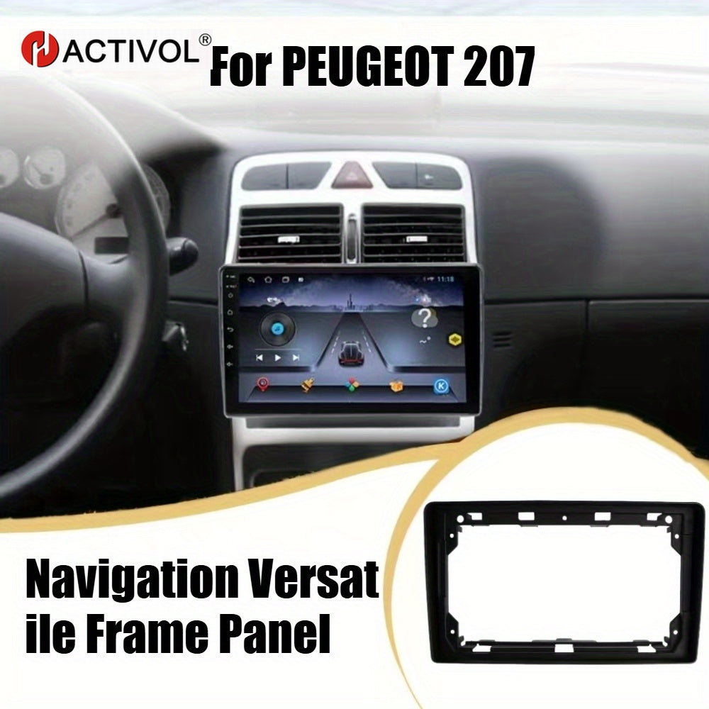 9 inch Car Radio Frame Fascia For PEUGEOT 207 2006-2012, Peugeot 307 2001-2008,CITROEN C2 2003-2009,C3 2001-2010,Berlingo 2008-2015,Jumpy 2007-2016,Expert 2007-2016 auto Dash Trim Kits Panel car Radio Multimedia Dash Kit frame