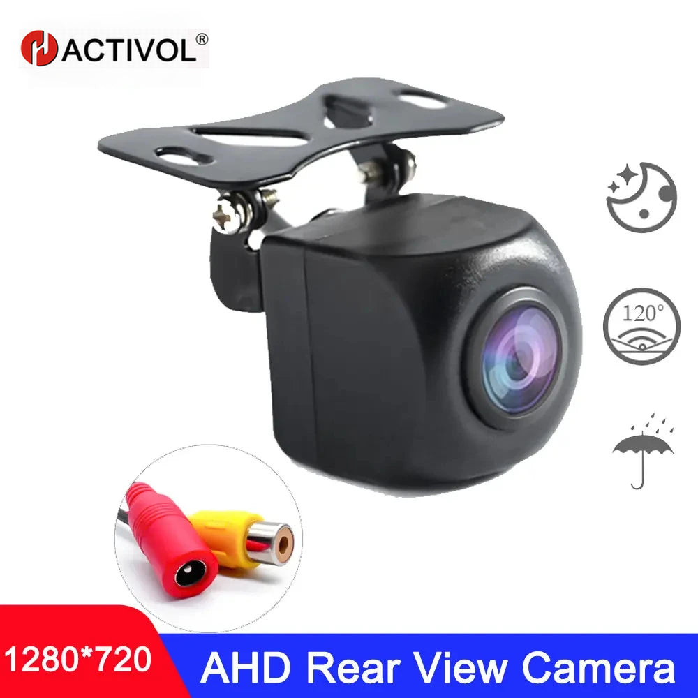 Cámara de visión trasera para coche AHD, monitor de vídeo HD para aparcamiento en reversa, lente de visión nocturna impermeable, cable de 6 m para radio de coche Android Mp5.