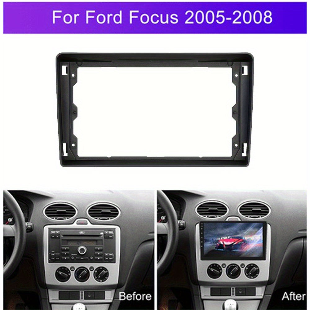 CAR RADIO Fascia Fit for FORD FOCUS 2005-2008 Stereo DVD Player Install Surround Trim Panel Kit Face Plate