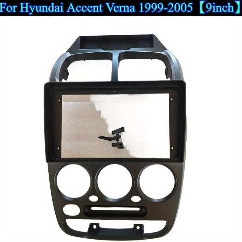 9 inch Car Radio Frame Fascia For Hyundai Accent Verna 1999-2005 auto Dash Trim Kits Panel car Radio Multimedia Dash Kit frame