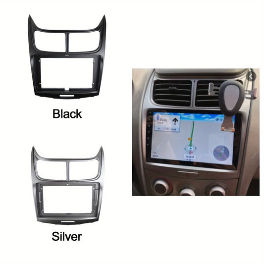 9 inch Car Radio Frame Fascia For chevrolet Sail 2010-2014 auto Dash Trim Kits Panel car Radio Multimedia Dash Kit frame
