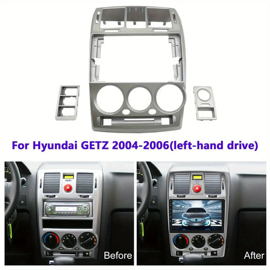 9Inch Car Radio Fascias for Hyundai Getz 2002-2011 LHD Multimedia Frame Video Player Navigation DVD Dash Panel Trim Kit
