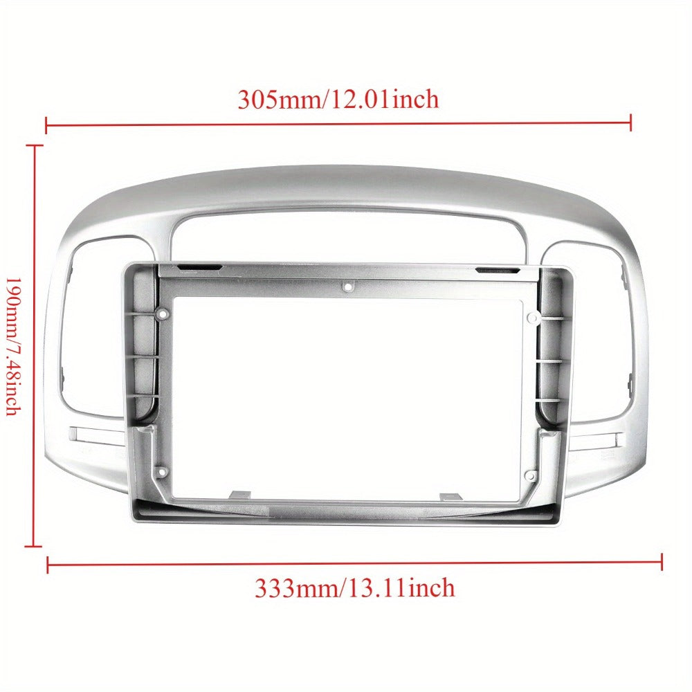 9 inch Car Radio Frame Fascia For Hyundai Accent 2008 2009 2010 2011 auto Dash Trim Kits Panel car Radio Multimedia Dash Kit frame