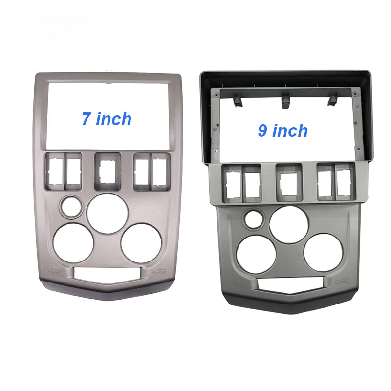 Android car audio radio frame fascia for Renault Logan 2004 2009 2din dash mount Fascia Stereo Panel Frame
