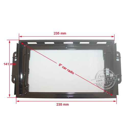 2 Din Car Radio Fascia frame for Chery Tiggo 3 2016 car DVD GPS Player Panel Dash Kit Installation Frame Trim Bezel