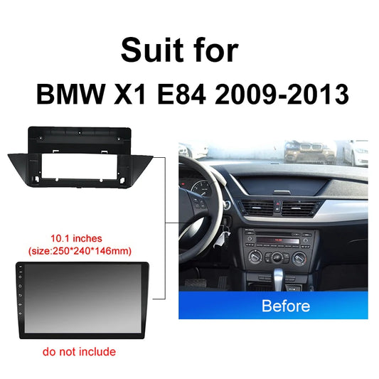 2 DIN Car Radio For BMW X1 E84 2009-2013 Android 2 Din dvd gps Stereo Mounting Bezel Faceplate Frame Kit