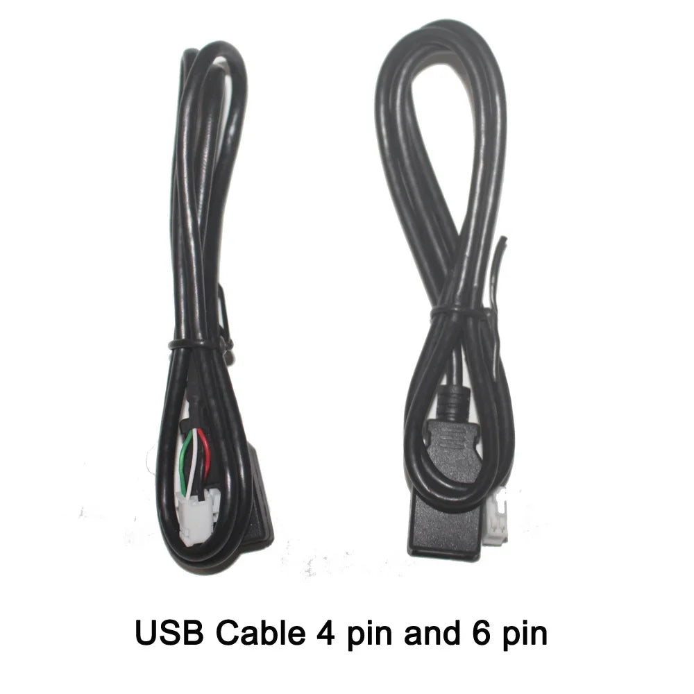 20 P car radio cable Car Stereo Plug Radio RCA Output AUX Wire Harness Wiring Connector Adaptor subwoofer cable 4G SIM card slot