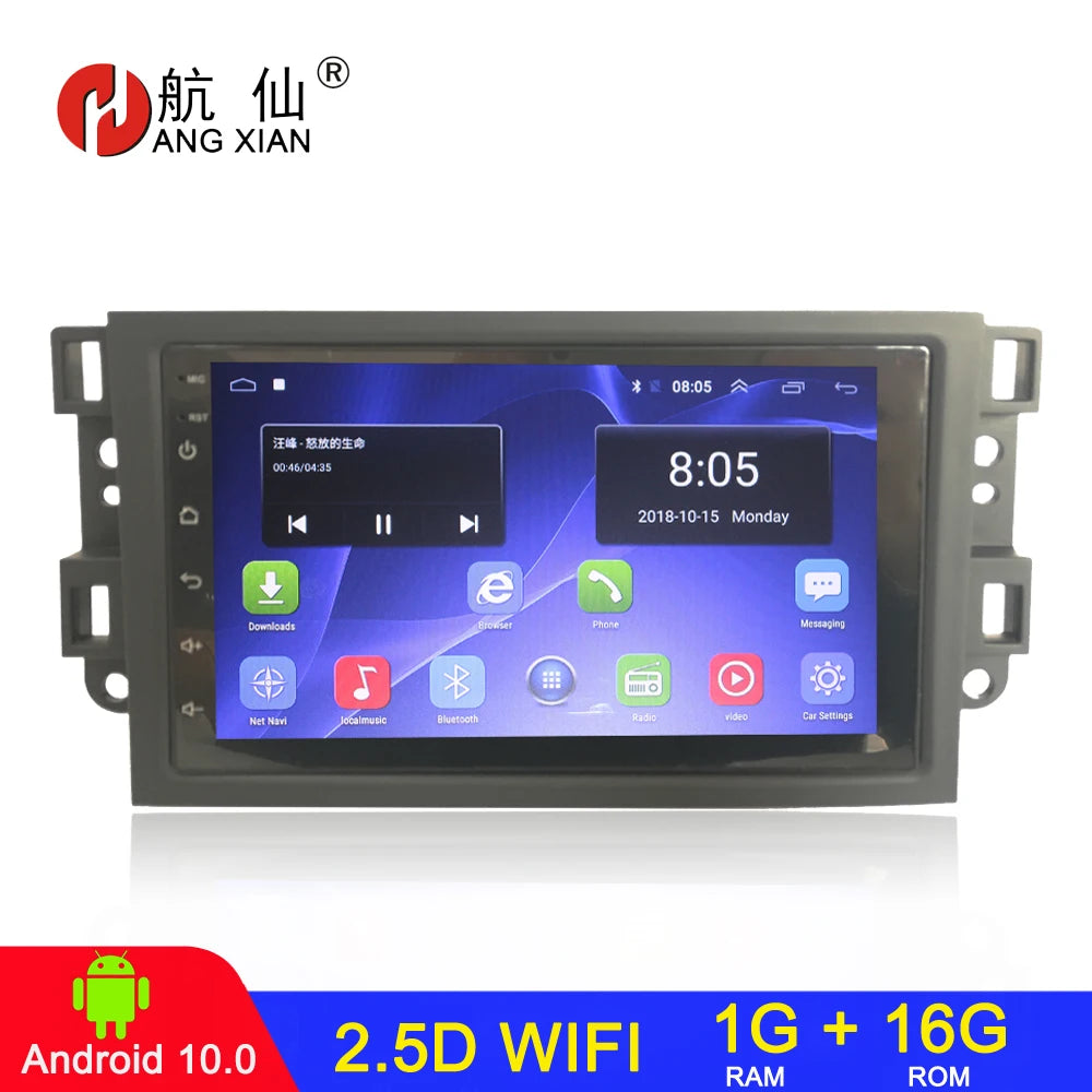 Radio de coche 2 din Android 10 para Chevrolet Lova Captiva Gentra Aveo Epica 2006-2011 accesorios multimedia para coche carplay