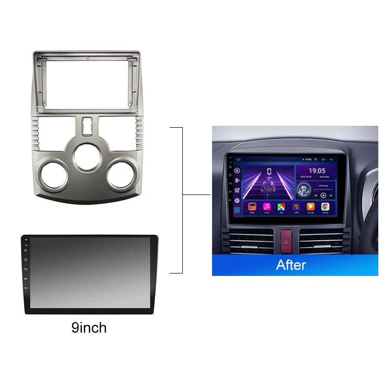Car Radio For Toyota RUSH DAIHATSU TERIOS 2006-2011 Android 2 Din dvd gps Stereo Mounting Bezel Faceplate Frame Kit