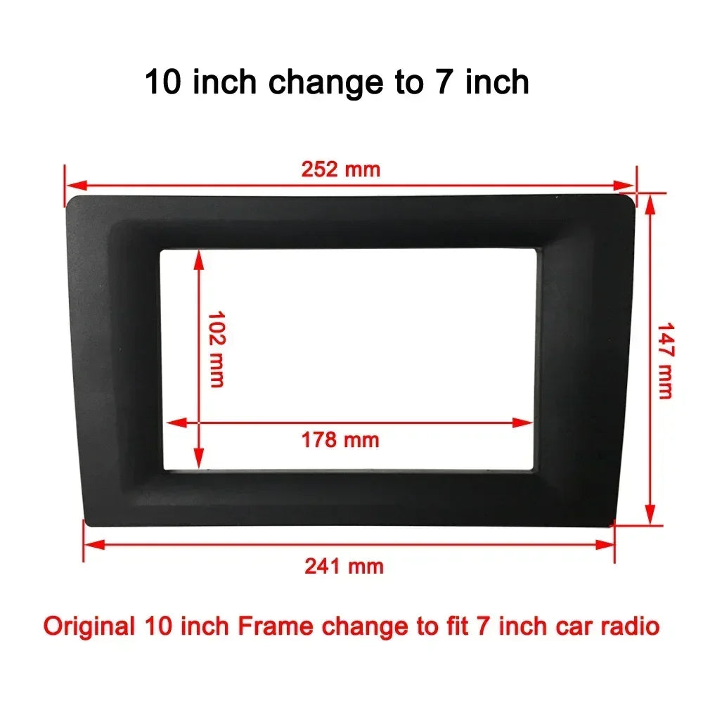 9 10 inch to 7, 9 to 10 inch car radio frame car radio switch frame suitable for all auto models car radio fascia convert frame