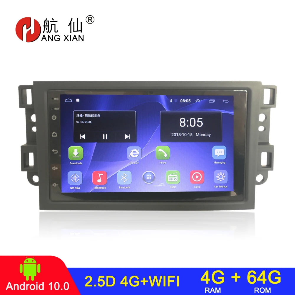 Radio de coche 2 din Android 10 para Chevrolet Lova Captiva Gentra Aveo Epica 2006-2011 accesorios multimedia para coche carplay