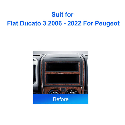 Car Frame Fascia Adapter Canbus Android Radio Dash Fitting Panel Kit For Fiat Ducato Citroen Jumper Peugeot Boxer 2011