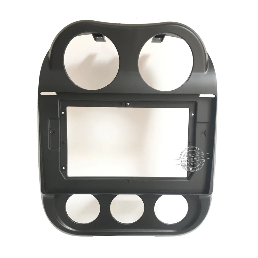 2 Din Car DVD Frame Audio Fitting Adaptor Dash Trim Kits Facia Panel For Jeep Compass 2011 car Radio video player