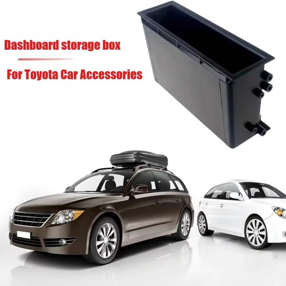 1 Din Car Radio Pocket CD Box Dashboard Frame Case Single Din Dashboard Storage Box Organizer For Toyota Car Accessories