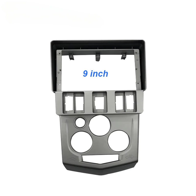 Android car audio radio frame fascia for Renault Logan 2004 2009 2din dash mount Fascia Stereo Panel Frame