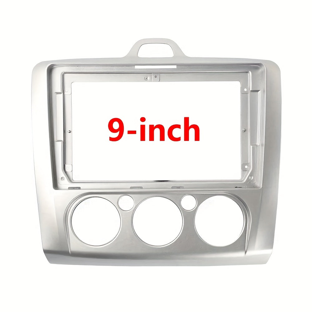 9 inch Car Radio Frame Fascia For FORD FOCUS 2005-2011 MANUAL AC/AUTO AC auto Dash Trim Kits Panel car Radio Multimedia Dash Kit frame