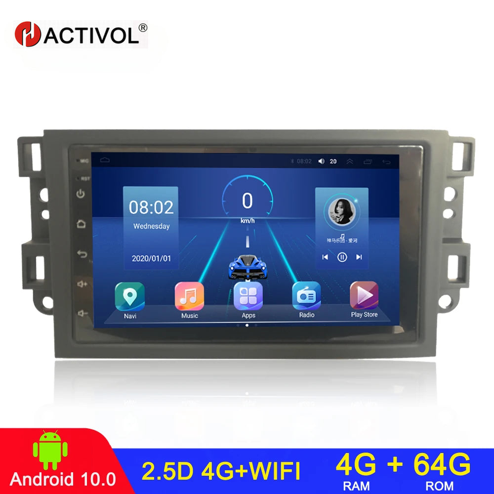 Radio de coche 2 din Android 10 para Chevrolet Lova Captiva Gentra Aveo Epica 2006-2011 accesorios multimedia para coche carplay