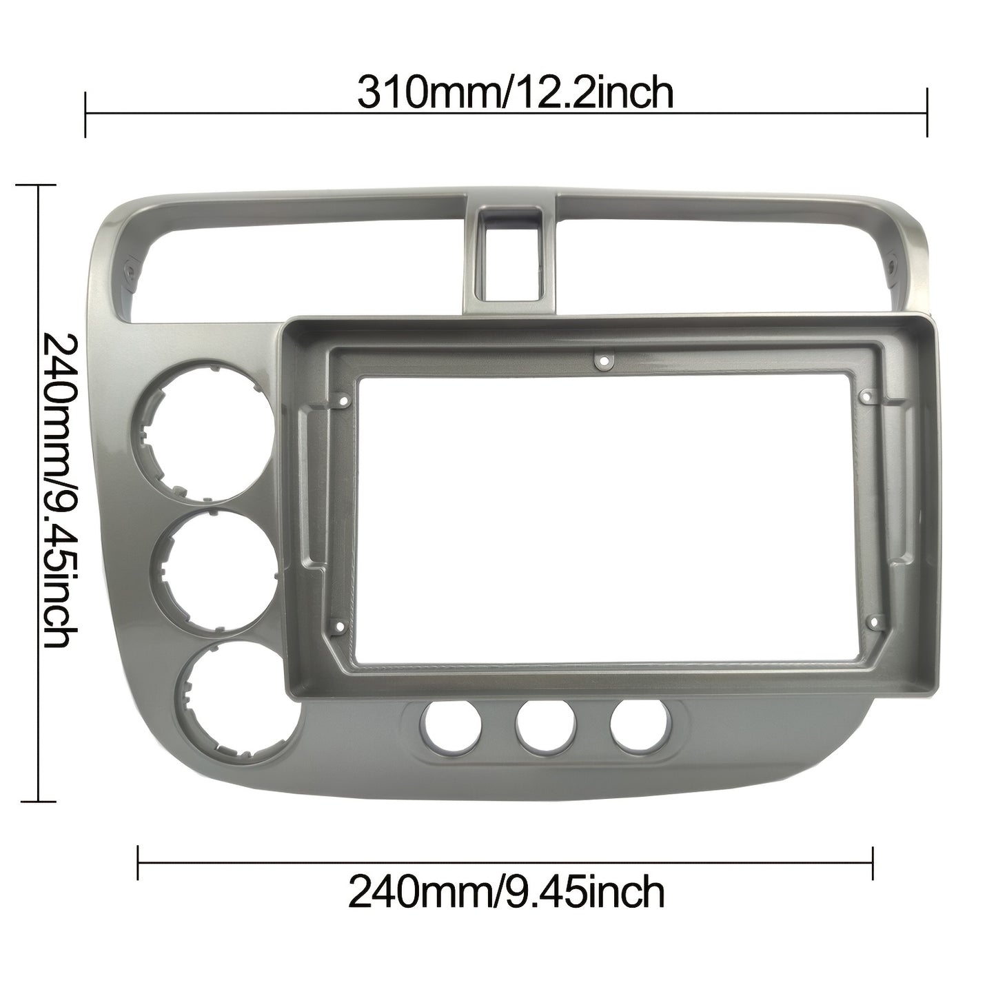 9 inch Car Radio Frame Fascia For HONDA Civic 2001-2006 auto Dash Trim Kits Panel car Radio Multimedia Dash Kit frame