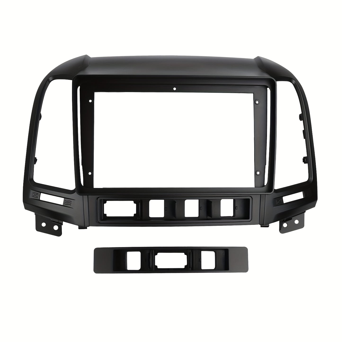 9 inch Car Radio Frame Fascia For HYUNDAI SANTAFE 2006-2012 Left Hand Drive auto Dash Trim Kits Panel car Radio Multimedia Dash Kit frame