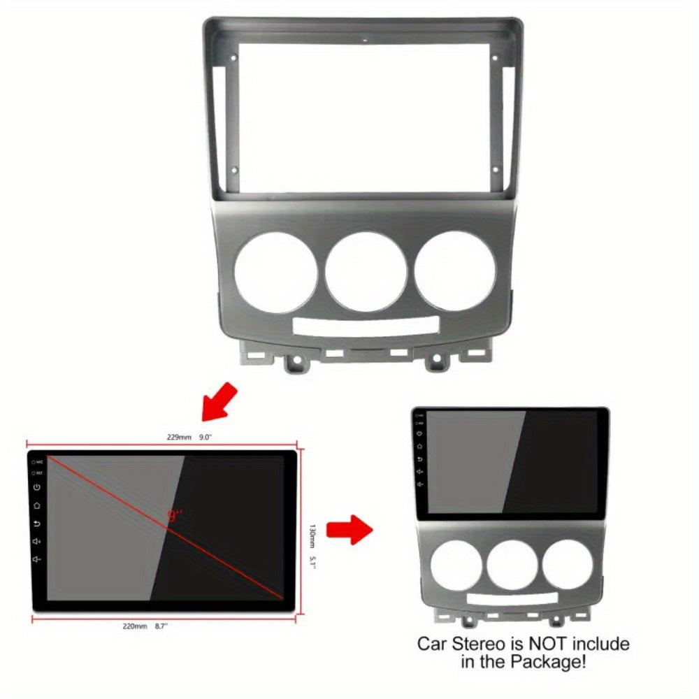 9 inch Car Radio Frame Fascia For FORD i-Max 2007+ for Mazda 5 for Premacy 2005 auto Dash Trim Kits Panel car Radio Multimedia Dash Kit frame