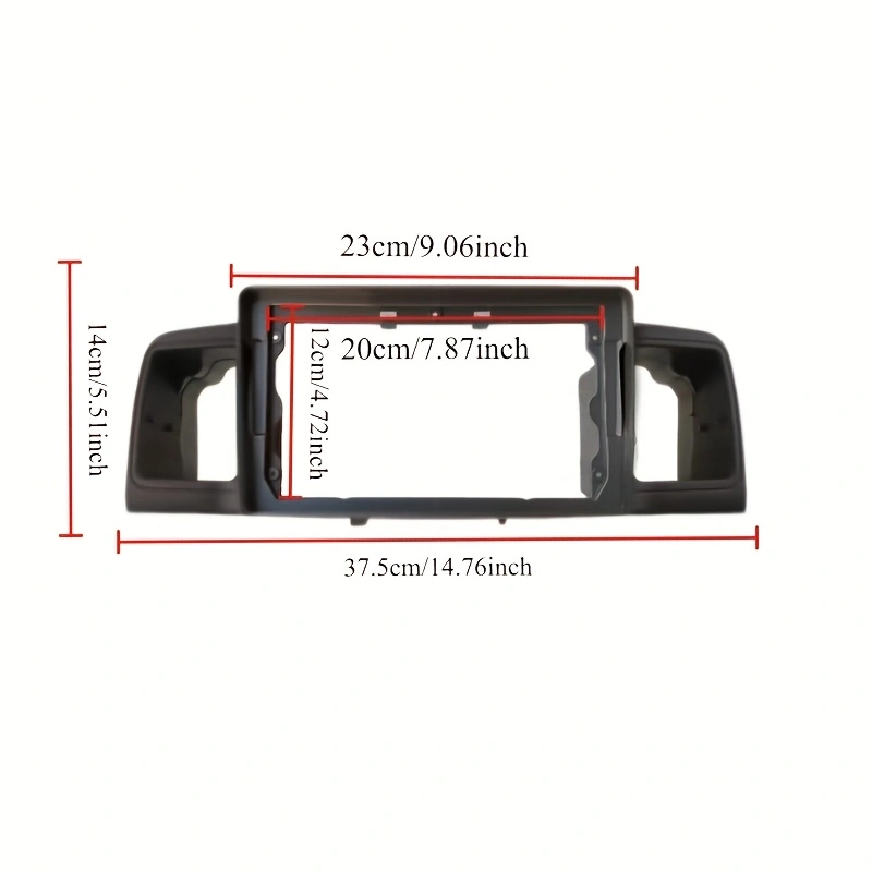 2 Din Car radio 9'' Fascia Frame For Toyota Corolla E120 e 120 BYD F3 2007-2011 Dashboard Fascia Stereo Panel Dash Kit
