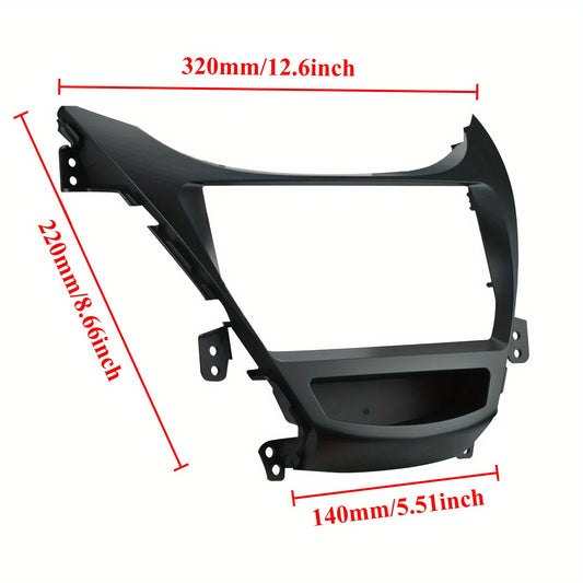 9 inch Car Radio Frame Fascia For Hyundai Elantra 2011-2013 auto Dash Trim Kits Panel car Radio Multimedia Dash Kit frame