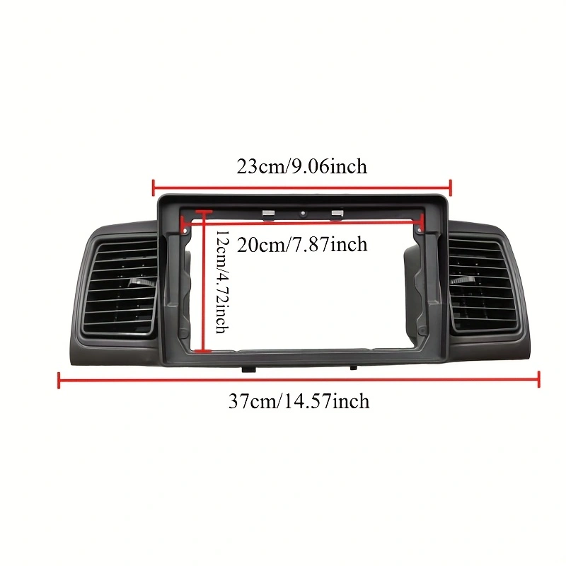 2 Din Car radio 9'' Fascia Frame For Toyota Corolla E120 e 120 BYD F3 2007-2011 Dashboard Fascia Stereo Panel Dash Kit