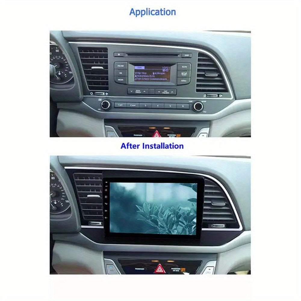 9 inch Car Radio Frame Fascia For Hyundai Elantra 2016 2017 2018 auto Dash Trim Kits Panel car Radio Multimedia Dash Kit frame