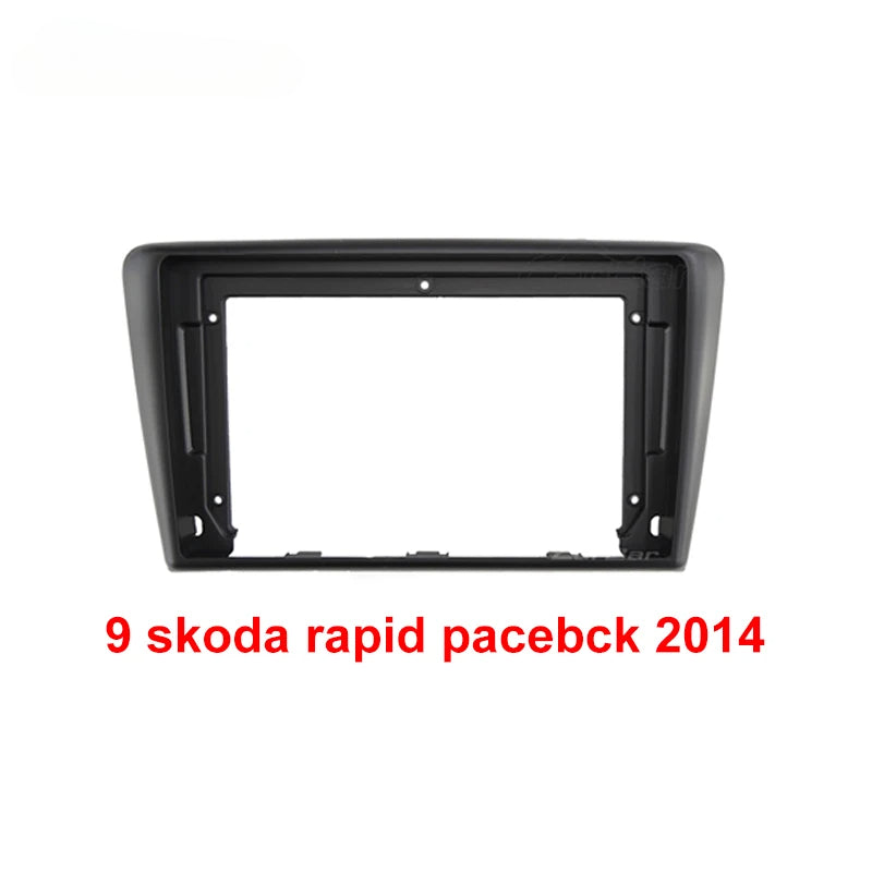 2 DIN Car Radio For Skoda Rapid NH3 NH12012 2014 Android 2 Din dvd gps Stereo Mounting Bezel Faceplate Frame Kit