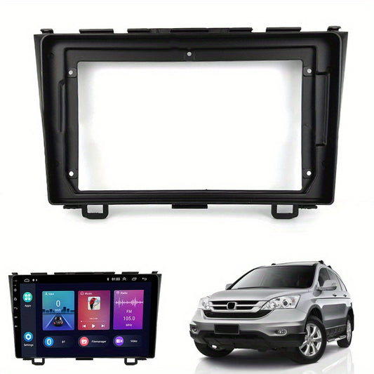 Car Stereo Radio Fascia for Honda CRV 2008 2009 2010 2011 GPS Navigation Frame Replacement Fitting Kit Face Plate Accessories