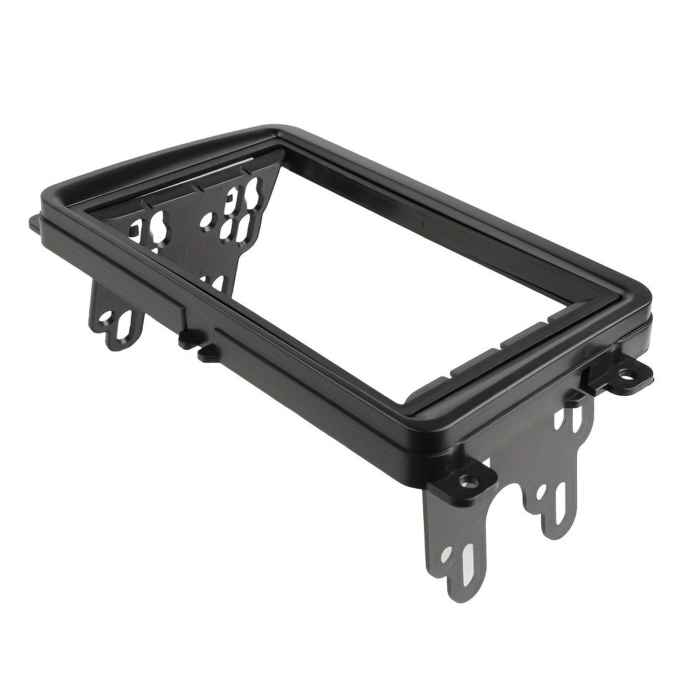 Double DIN Car Radio Fascia for VW, Skoda, Seat car Radio frame fascia auto frame Dash Kit, Easy Installation, Compatible with Caddy, Touran, Passat, Tiguan More