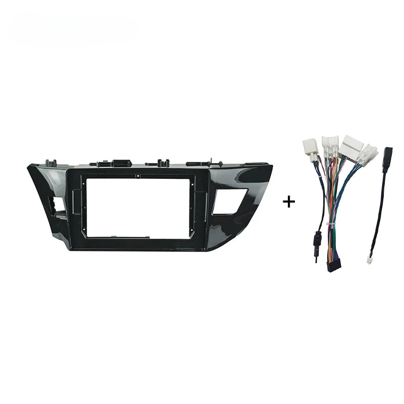 10.1 Inch Car Radio Fascia For Toyota Corolla Ralink 2014 2016 Casing Frame 2 Din Head Unit Dash Cover Panel