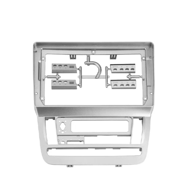 9 inch Android car audio radio frame fascia for Toyota Alphard 2002 2011 2din dvd dash mount kit panel wire cable