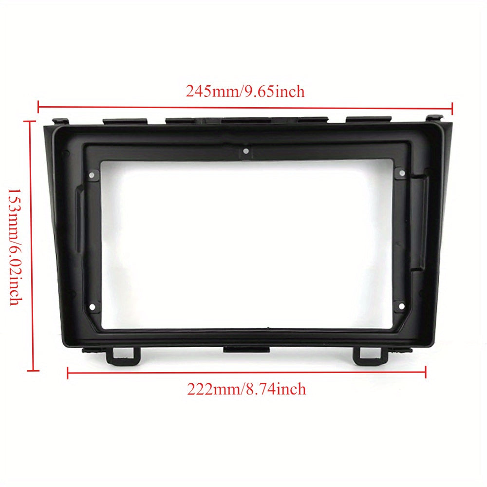 Car Stereo Radio Fascia for Honda CRV 2008 2009 2010 2011 GPS Navigation Frame Replacement Fitting Kit Face Plate Accessories