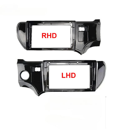 Car Radio For Toyota Aqua Prius C 2011 2017 Android 2 Din dvd gps Stereo Mounting Bezel Faceplate Frame Kit