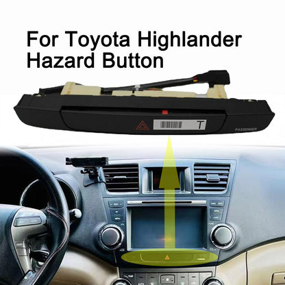 Car accessories Hazard button light switch button for Toyota Highlander 2007-2014 Hazard Button Warning Indicator Light Switch