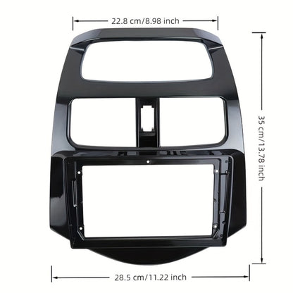 2 Din Autoradio Stereo Install Kit - Plastic Dash Panel for Chevrolet Spark (M300) 2013-2015, Holden Barina Spark (MJ) 2012-2016