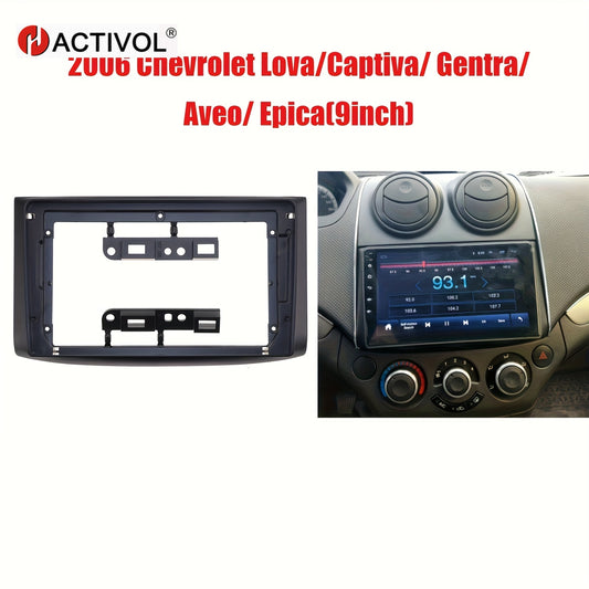 9 inch Car Radio Frame Fascia For Chevrolet Aveo 2007-2011 for Chevrolet  Lova 2009-2011 for RAVON Nexia R3 2016-2020 auto Dash Trim Kits Panel car Radio Multimedia Dash Kit frame
